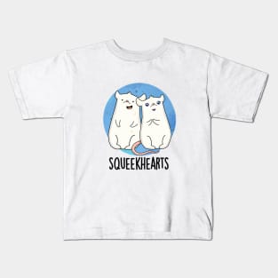 Squeekhearts Cute Mouse Sweetheart Pun Kids T-Shirt